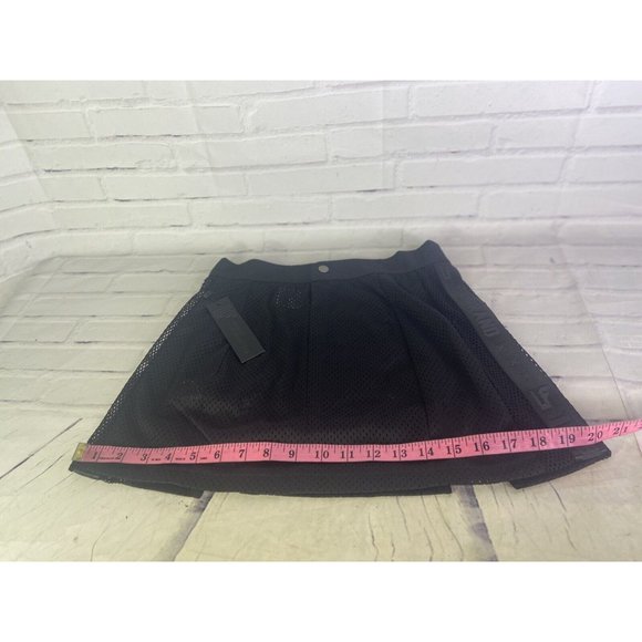 LF The Brand Black Mesh Mini Skirt See Through Zippers Womens Juniors Size M - Picture 11 of 12